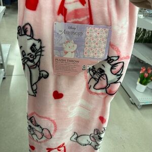 Disney "The Aristocats" Pink Marie Plush Throw Blanket